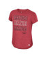ფოტო #3 პროდუქტის Big Girls Cardinal Arkansas Razorbacks Hathaway T-shirt