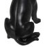 Декоративная фигура Чёрный Позолоченный Пёс 17 x 11,7 x 25,5 cm