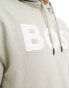 BOSS Orange WeBasic logo hoodie in light beige