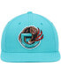 Фото #4 товара Men's Turquoise Vancouver Grizzlies Hardwood Classics Team Ground 2.0 Snapback Hat