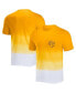 Men's NFL x Darius Rucker Collection by Gold, White Los Angeles Rams Dip Dye Pocket T-shirt