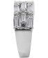 Cubic Zirconia Baguette Band in Sterling Silver