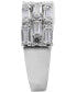 ფოტო #4 პროდუქტის Cubic Zirconia Baguette Band in Sterling Silver