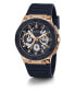 Фото #5 товара Часы Guess Navy Silicone StrapMulti-Function Watch