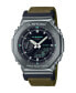Men's Analog-Digital Metal Cover Green Cloth Band Watch, 44.4mm, GM2100CB-3A
