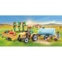 PLAYMOBIL Tractor With Trailer And Water Tank Construction Game