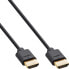 Фото #2 товара InLine Slim Ultra High Speed HDMI Cable M/M 8K4K gold plated black 1m