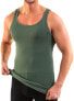 HERMKO 3000 pack of 3 men’s tank-style vests (various colours)