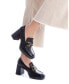 ფოტო #2 პროდუქტის Carmela Collection, Women's Leather Heeled Loafers By XTI