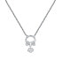 Romantic steel necklace Drops SCZ1180