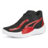 Фото #2 товара Puma Rise Nitro Basketball Mens Black Sneakers Athletic Shoes 37701206