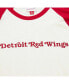 Men's Cream Detroit Red Wings Legendary Slub Vintage-Like Raglan Long Sleeve T-shirt