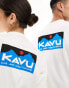 Kavu unisex long sleeve logo t-shirt in white