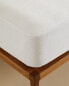 Waterproof cotton terry mattress protector