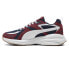 Фото #3 товара Puma Hypnotic Ls Lace Up Mens Blue, Burgundy Sneakers Casual Shoes 39529505