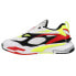 Фото #5 товара Puma RsFast Limits Lace Up Mens White Sneakers Casual Shoes 387740-02