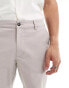 Фото #3 товара ASOS DESIGN 2 pack slim chino shorts in stone and charcoal save