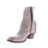 Фото #4 товара Bed Stu Iris F393015 Womens Gray Leather Slip On Ankle & Booties Boots