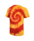 Фото #2 товара Men's Red Kansas City Chiefs Super Bowl LVIII Champions Soft Hand Tie-Dye T-shirt