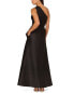 Фото #2 товара Adrianna Papell One Shoulder Mikado Draped Gown Women's 6