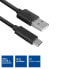 Фото #3 товара ACT AC7350 - 1 m - USB C - USB A - USB 2.0 - 480 Mbit/s - Black