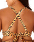 Фото #2 товара Salt + Cove Juniors' Plus Size Cross-Back Bra-Sized Bikini Top, Created for Macy's