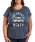 Trendy Plus Size Empower Women Graphic T-Shirt