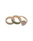 ფოტო #1 პროდუქტის 3 Piece Ring Set