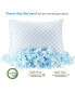 Heat and Moisture Reducing Ice Silk and Gel Infused Memory Foam Toddler Pillow - 2 pack