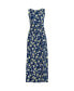 Фото #2 товара Plus Size Sleeveless Tie Waist Maxi Dress