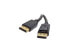 Фото #2 товара Unirise DP-06F-MM 6ft Black DisplayPort Cable M-M w/ Latches