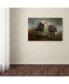 Фото #3 товара Jai Johnson 'Quiet Conversation Bald Eagles' Canvas Art - 32" x 22" x 2"