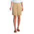 Фото #12 товара Women's Mid Rise Elastic Waist Pull On 12" Chino Bermuda Shorts