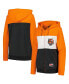 Women's Orange Cincinnati Bengals Color-Block Full-Zip Hoodie