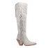 Фото #1 товара Dingo Sky High Fringe Round Toe Cowboy Womens Size 11 M Casual Boots DI604-100