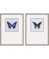 Фото #1 товара Great Butterfly II Framed Art, Set of 2