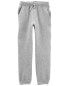 Kid Pull-On Fleece Cinched-Hem Pants 7