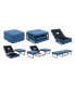 Designs4Comfort Folding Bed Ottoman Coffee Table