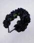 Фото #2 товара ASOS DESIGN Halloween garland headband in black floral