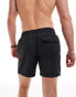 Barbour International logo swim shorts in black