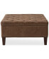 Фото #2 товара Zakkery Faux Leather Cocktail Ottoman
