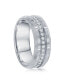 Фото #2 товара Кольцо METALLO Silver CZ Eternity Tungsten Band.