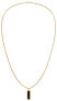 Originální pozlacený náhrdelník s onyxem 2790541