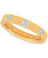 ფოტო #1 პროდუქტის Diamond Bezel-Set Polished Band (3/4 ct. t.w.) in 14k Gold