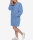 Фото #3 товара Plus Size Hoodie Sweatshirt Dress