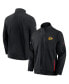 ფოტო #1 პროდუქტის Men's Black Chicago Blackhawks Authentic Pro Rink Coaches Full-Zip Jacket