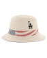 Фото #3 товара Men's Khaki Los Angeles Dodgers Glory Daze Bucket Hat