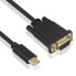 Фото #2 товара Адаптер USB-C—VGA Ewent Чёрный 1,8 m
