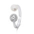 Elegant silver ring with real pearl and zircons RI062W