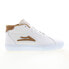 Фото #1 товара Lakai Flaco II Mid MS3220113A00 Mens White Skate Inspired Sneakers Shoes